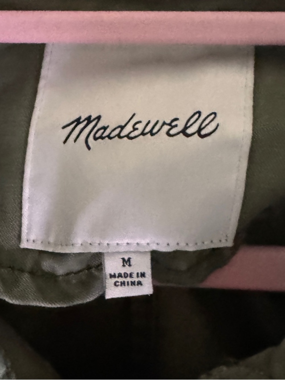 Madewell Olive Green Dispatch Utility Jacket Size M Field Coat C3394 - Picture 5 of 8